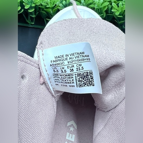 Converse Chuck Taylor All Star Modern Lift "Suede/Pink Sage" Women's  size 5.5 - Picture 4 of 10